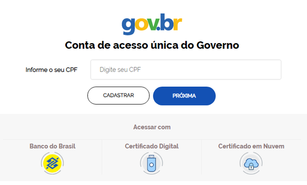 acesso conta gov.br