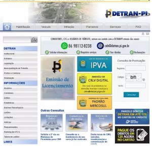 Detran PI - Como fazer consulta de Multas, Renavam, IPVA, licenciamento