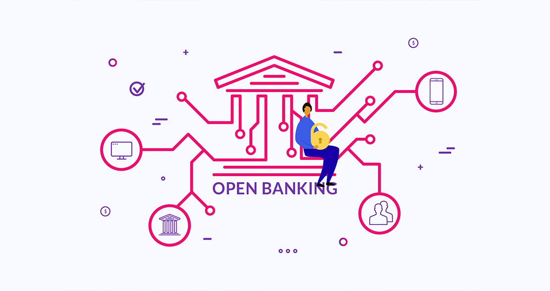 ilustração open banking