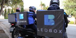Ledbox como funciona mochila para entregador