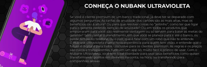 Nubank Ultravioleta transferência internacional