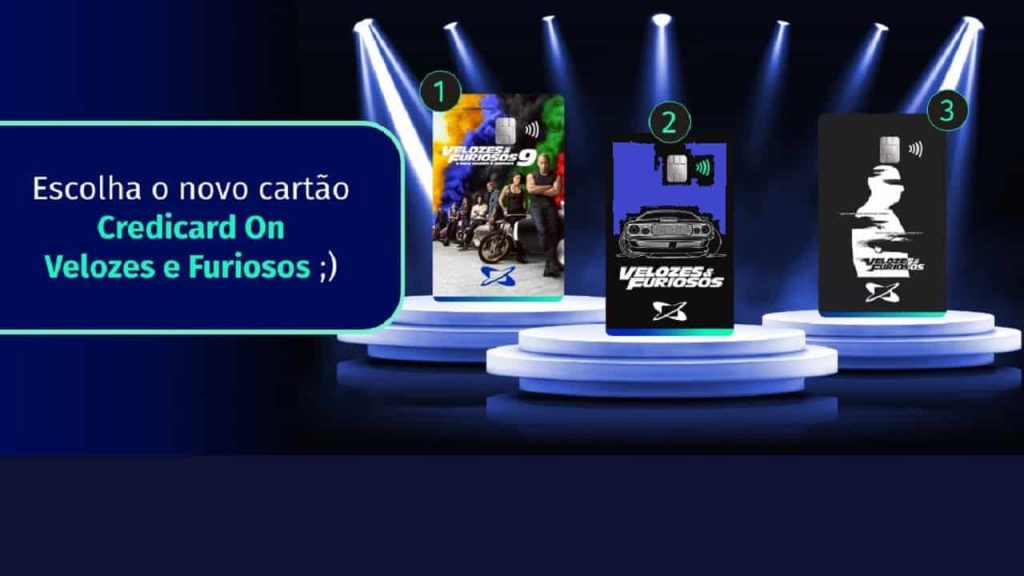 Credicard lança cartão de crédito personalizado com tema de Velozes e Furiosos Credicard lança cartão de crédito personalizado com tema de Velozes e Furiosos