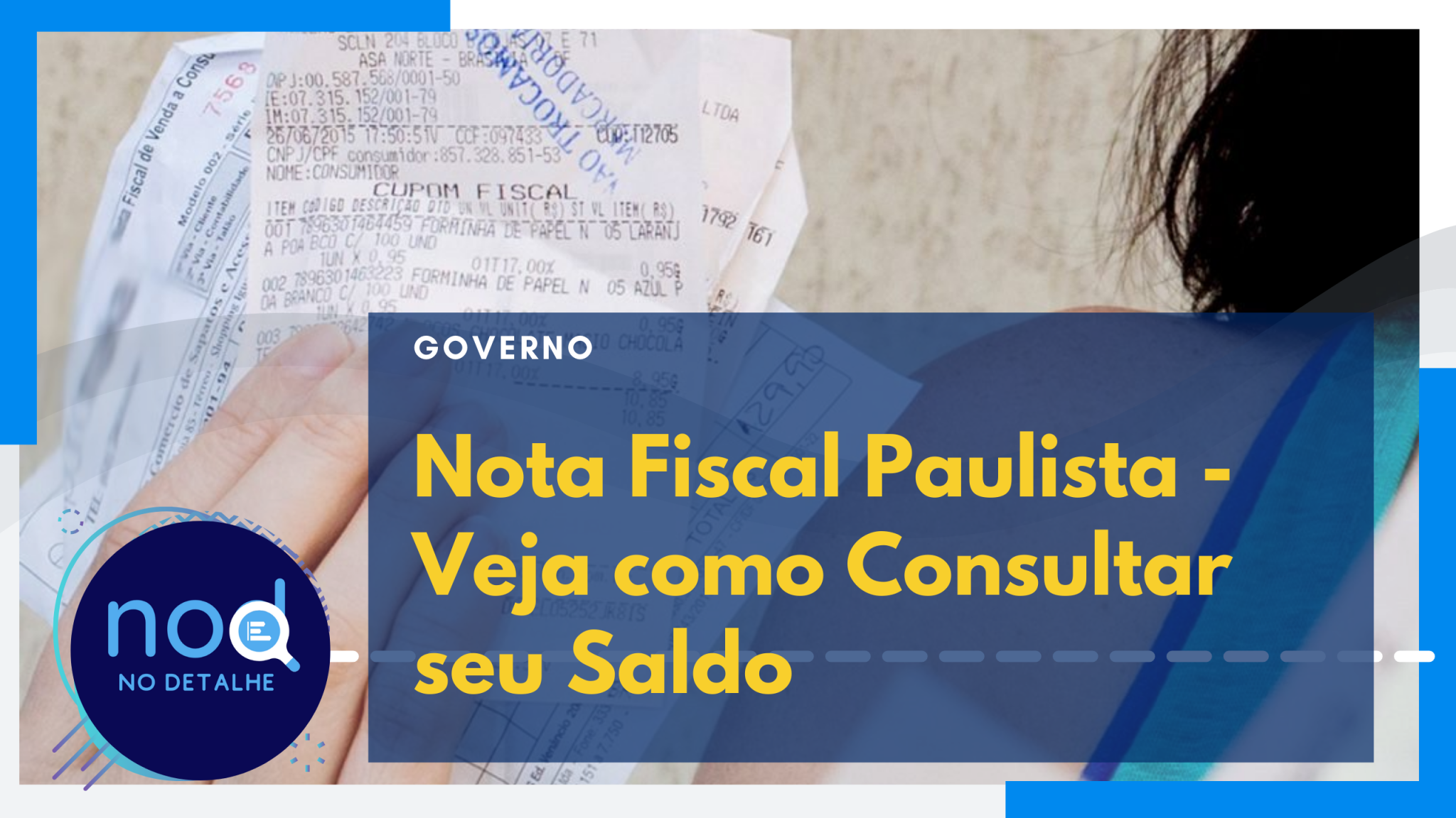 Nota Fiscal Paulista Consulta Saldo Passo A Passo Completo 4469