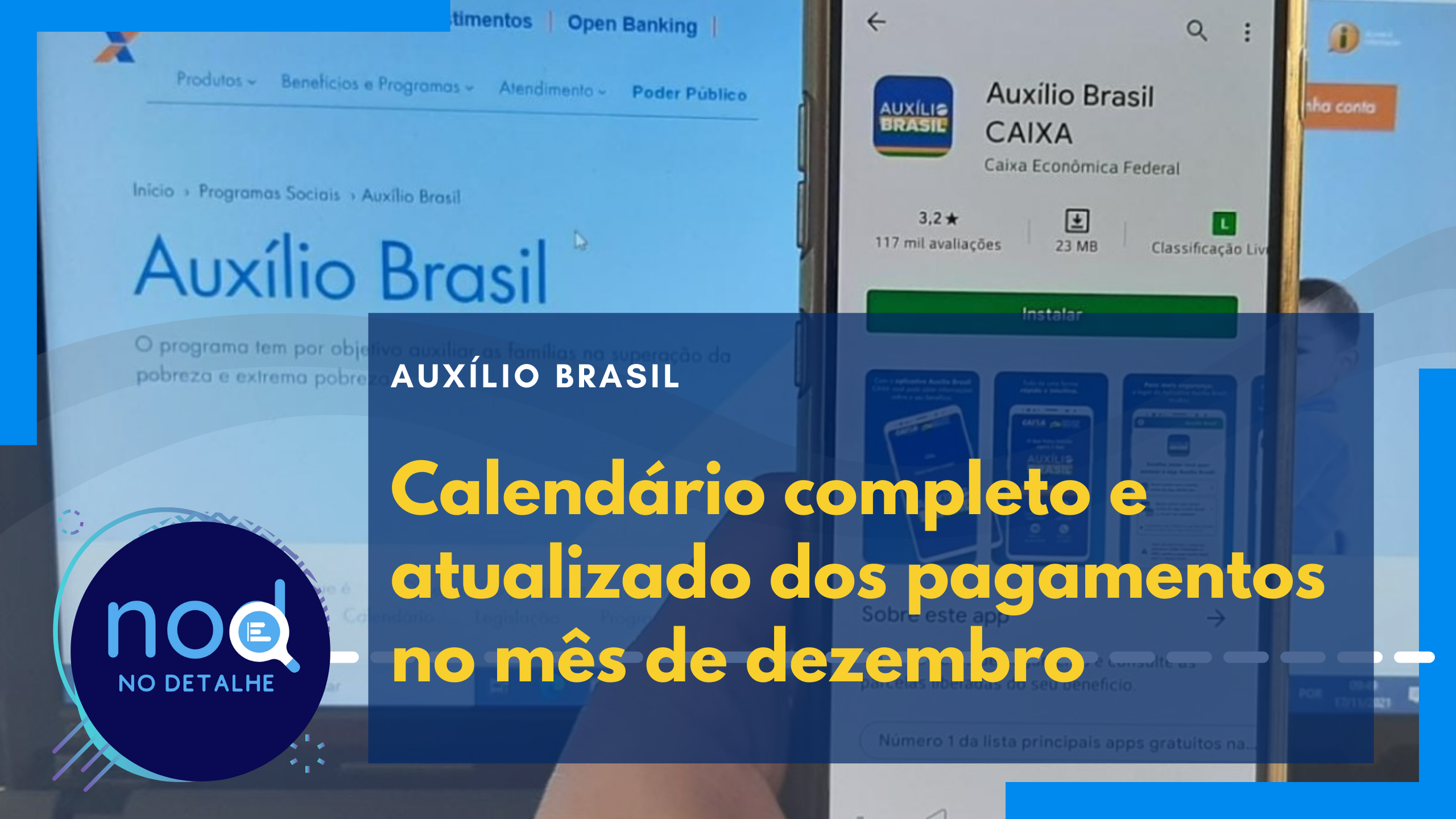 Calendário completo e atualizado dos pagamentos no mês de dezembro do Auxílio Brasil