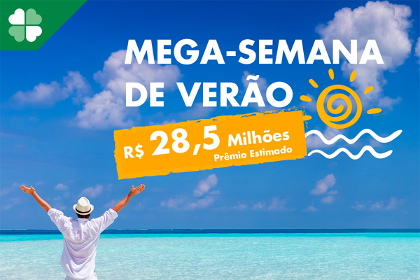 Mega-Semana de Verão: Sorteios da Caixa podem pagar mais de R$ 28,5 milhões (Imagem: Reprodução/Mega Loterias)