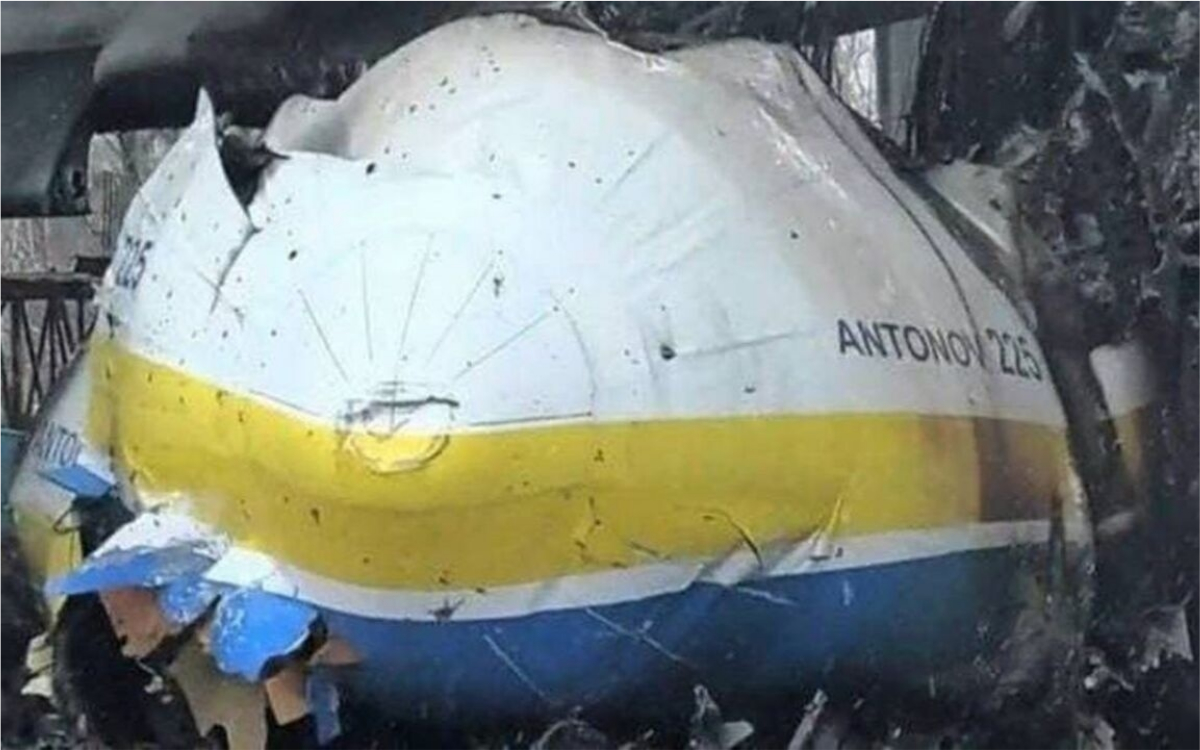 Confirmada a destruição do Antonov An-225; Quais os impactos para a economia global? (Imagem: Reprodução/Twitter)