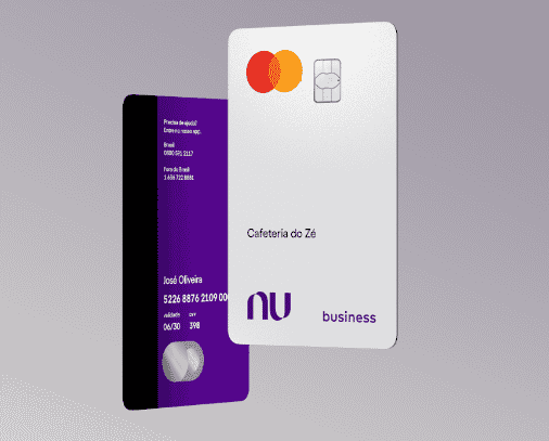 Cartão PJ do Nubank permite estampar nome da empresa (Imagem: Divulgação/Nubank)