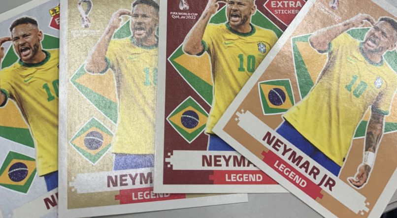 Álbum da Copa: figurinha rara de Neymar é vendida por R$ 9 mil