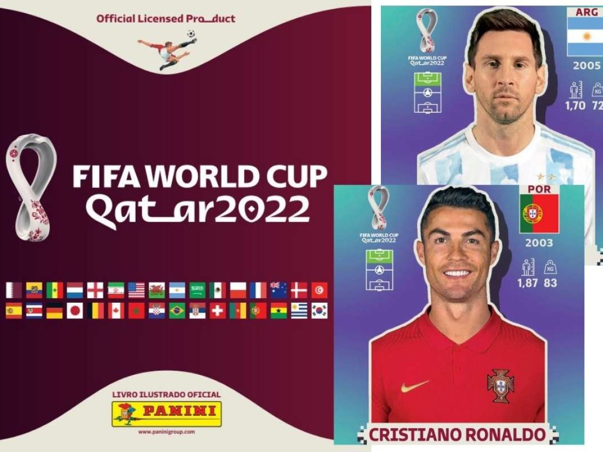 Pac 3 Figurinhas Extra Legend Messi Cr7 Mbappe Copa 2022