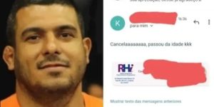 Desempregado se surpreende com resposta de RH passou da idade (Imagem: Reprodução/Acervo Pessoal)