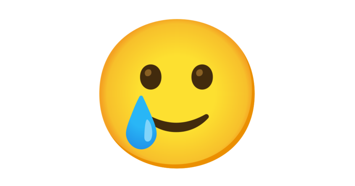 Emoji sorriso e lágrima