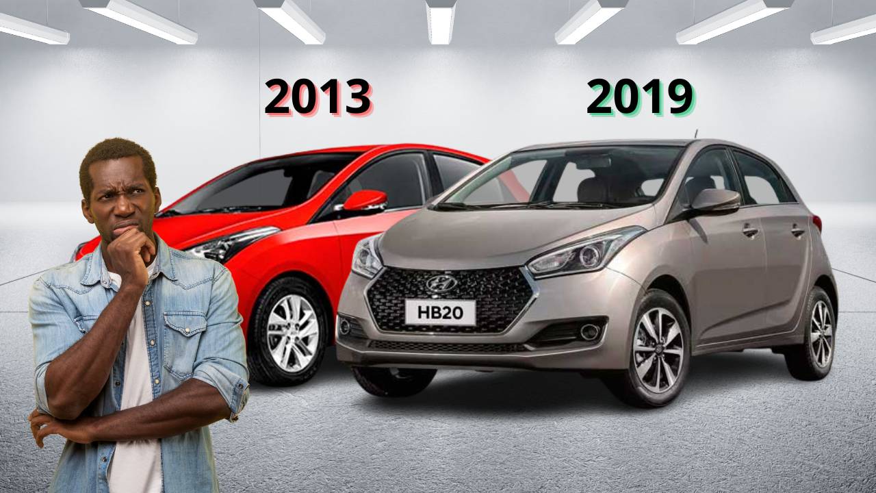 Hyundai HB20 Comfort 2013 ou 2019 Comparativo mostra evolução desse hatch compacto