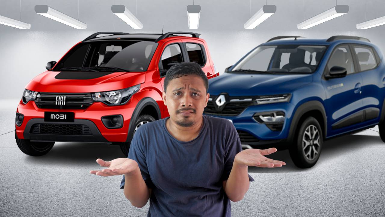 Renault Kwid ou Fiat Mobi? Comparativo completo entre os modelos