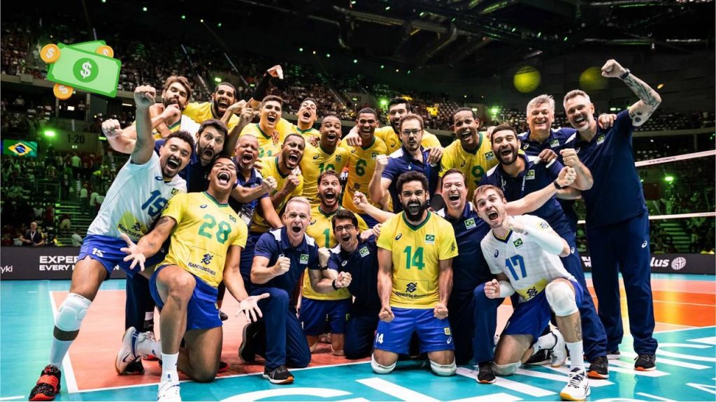 Quanto ganha um jogador de vôlei da Seleção Brasileira?