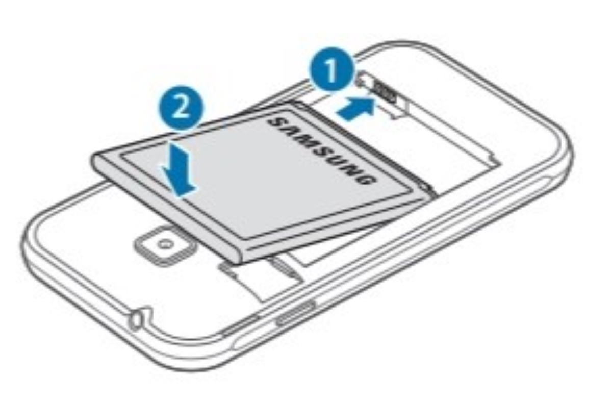 Instalação de bateria no Galaxy J1 Mini (Divulgação / Samsung)